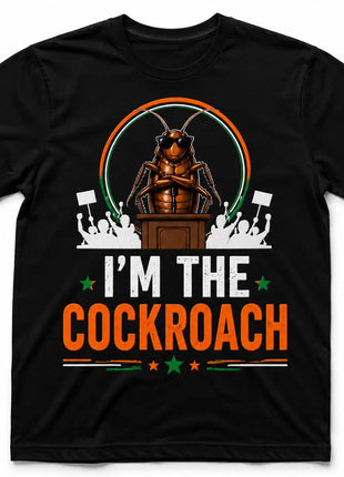 Main Bhi Cockroach Hun T-Shirt | I Am The Cockroach | Cockroach Janta Party Official Tee | Political Merch India PoliticalAccessories.in